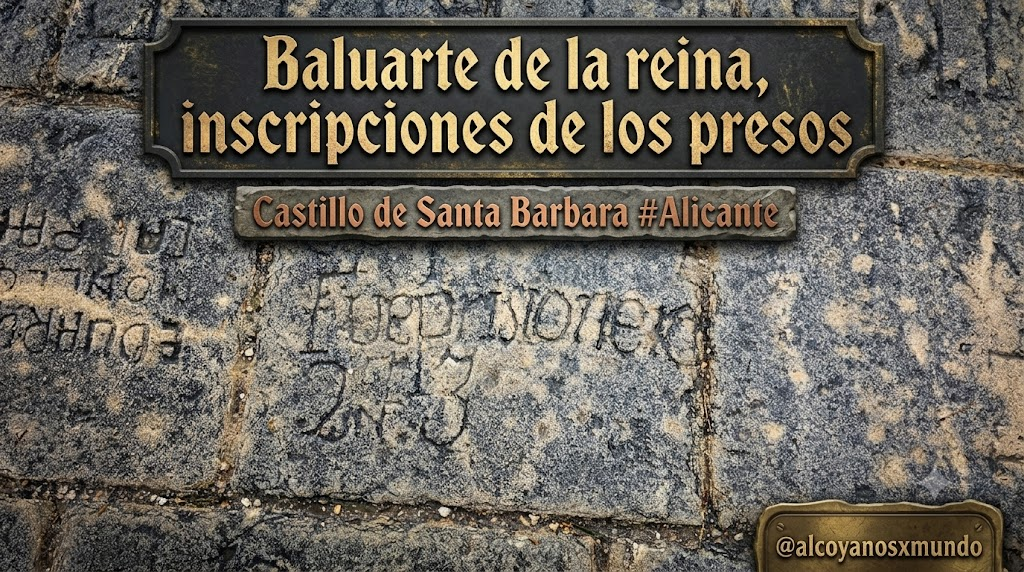 Castillo de Santa Barbara alicante grabados de los presos