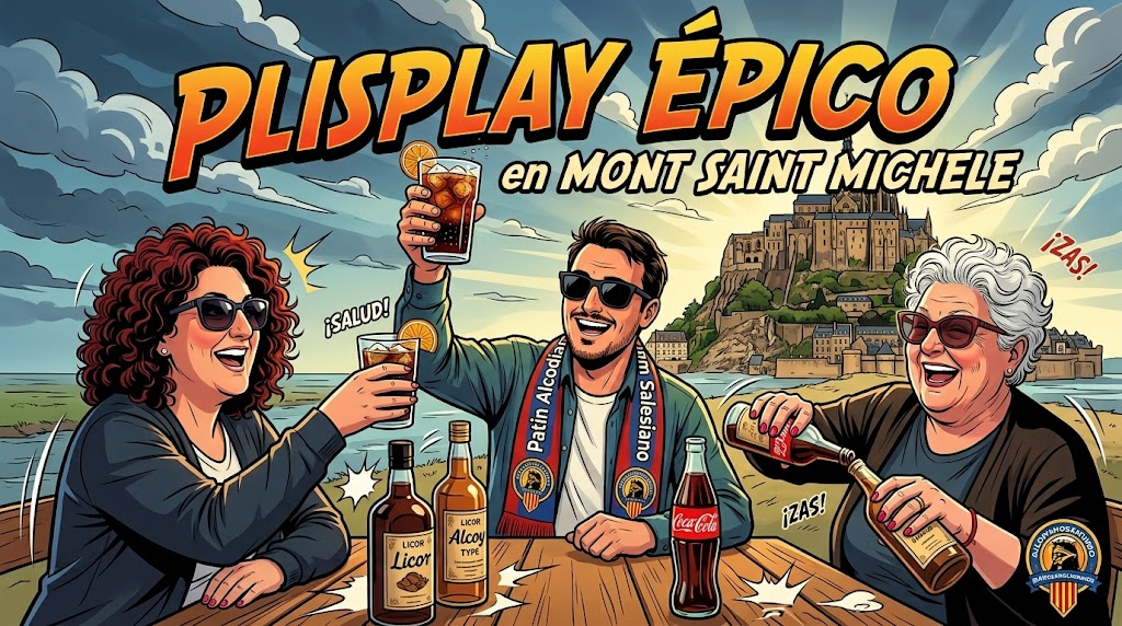 Plisplay épico en Mont Saint Michele.
